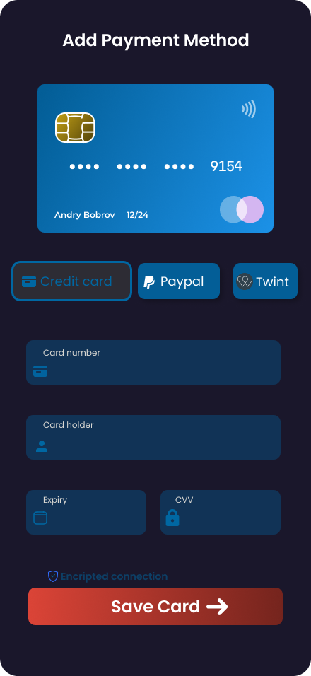 Car Detailing App — Booking Flow